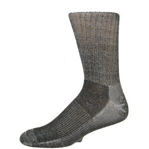Twisted Work Cotton Black/Gray Crew Socks